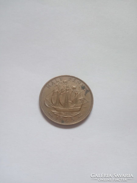 Szép Angol 1/2 Penny 1965 ! ( 2 )