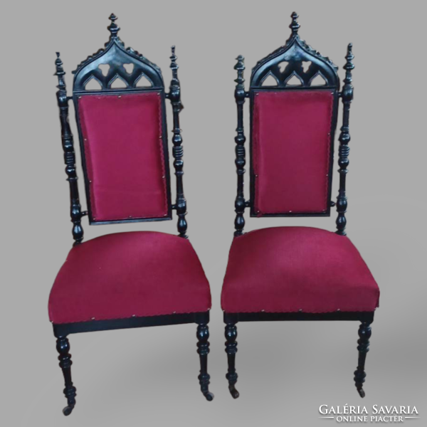 Antique neo-gothic chairs
