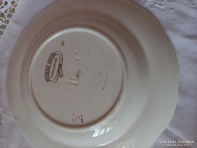 Cauldon English earthenware deep plate 1.