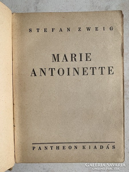 Marie Antoinette - Pantheon kiadás 1947.