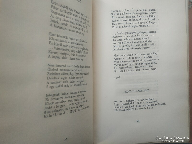 Gyóni Géza két kötete: Levelek  a kálváriáról 1916 + Csak egy éjszakára - versek 1959