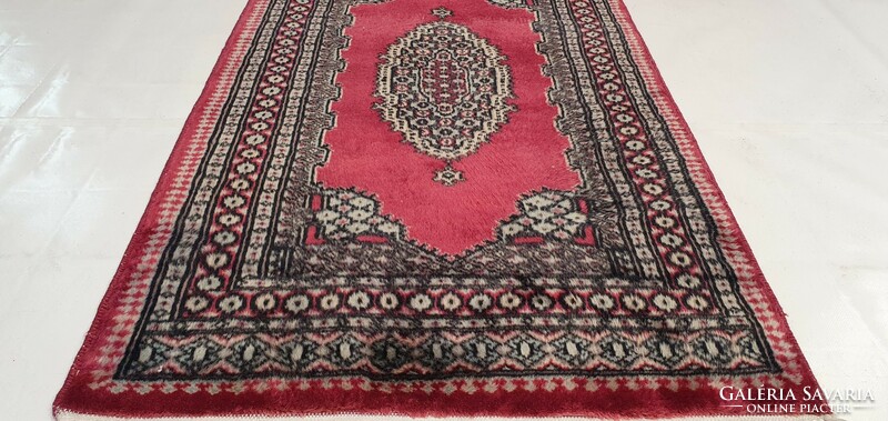 3202 Pakistani Tabriz Hand Knotted Woolen Persian Rug 63x110cm Free Courier