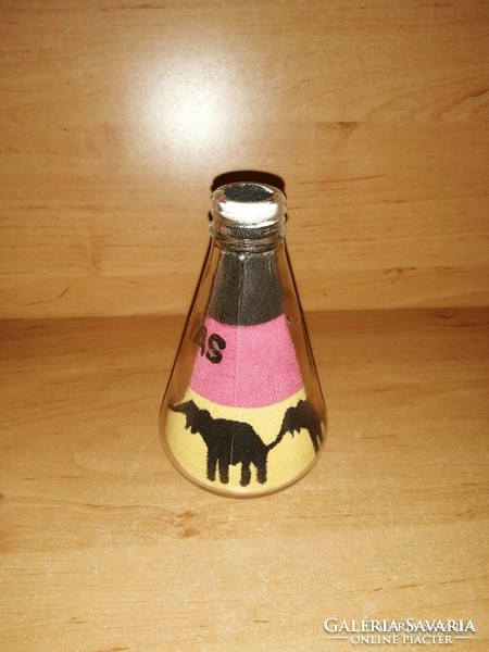 Very Interesting Handmade Filled Colored Sand Bottle Craft Masterpiece (po-4)