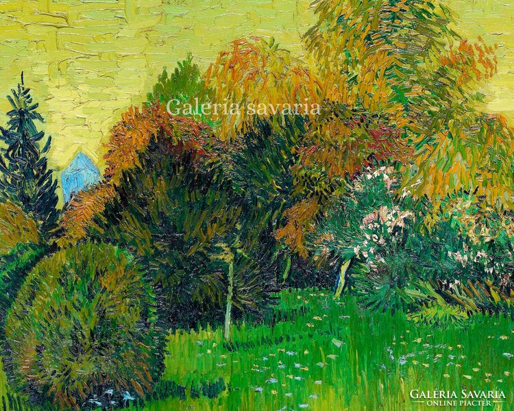 A "Poet's Garden" (A költő kertje) Vincent van Gogh festménye, 1888,