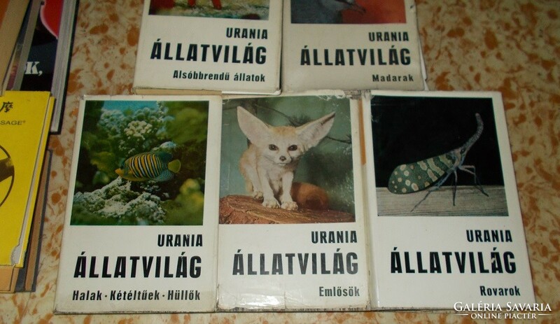 Uránia állatvilág sorozat 1-5-kötetig