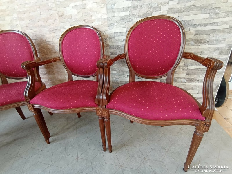 Francia barokk karfás székek
