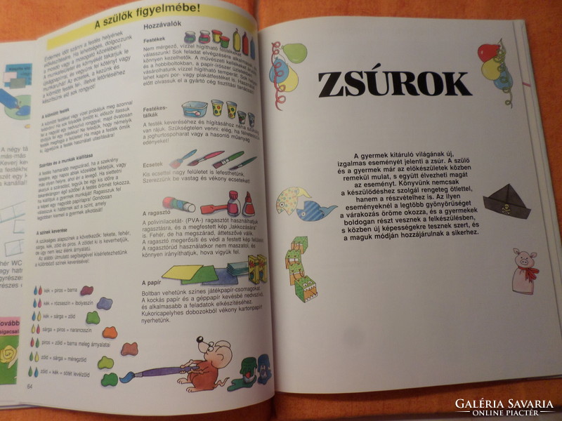 USBORNE ÉS ÚJRA JÁTSZÓKÖNYV Képes foglalkoztató kisiskolásoknak 1995