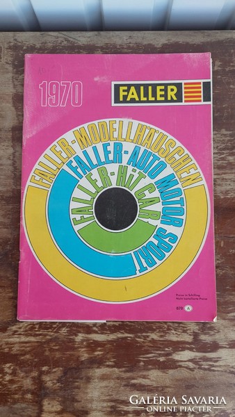 Faller 1970. Game brochure, catalog (100)