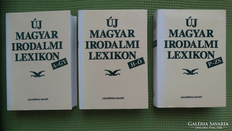New Hungarian Literary Lexicon i-ii-iii (Editor-in-Chief: László Péter)