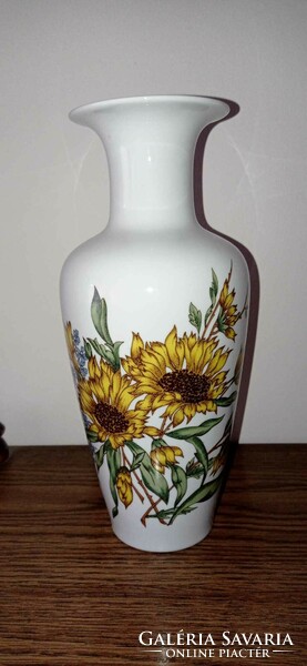 Zsolnay sunflower vase