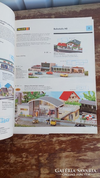 FALLER 1970. játék prospektus, katalógus (100)