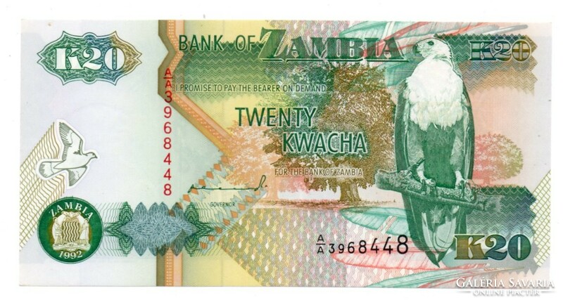 20    Kwacha    1992      Zambia