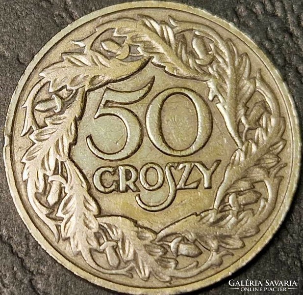 Lengyelország 50 Groszi (garas), 1923.