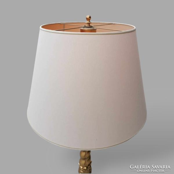 Copper floor lamp