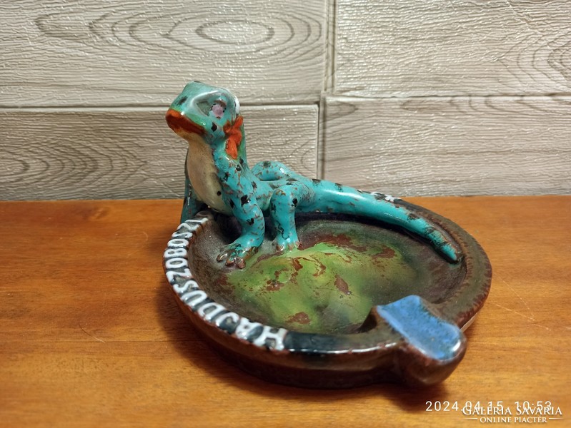 Rare baked agnes salamander ash pottery