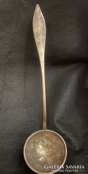 Large silver ladle, 800 silver, 220 grams
