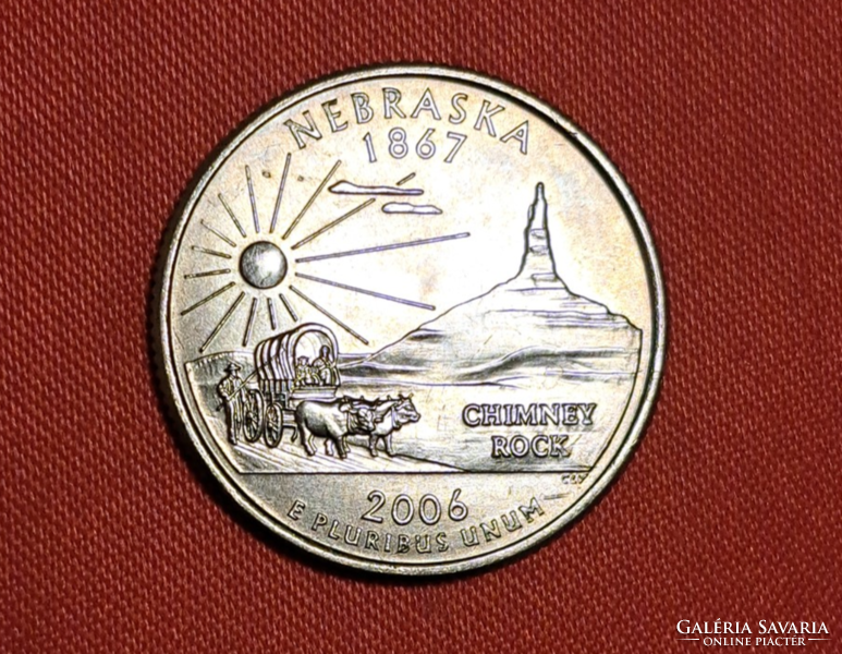 2006 Nebraska Commemorative USA Quarter Dollar 