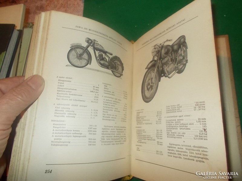 Touring book for motorists and motorcyclists