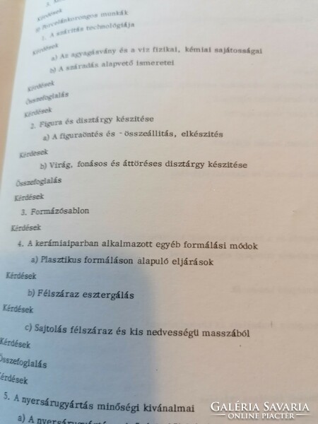 Kerámia- és porcelánipari szakmai ismeret I.  II.   1990.