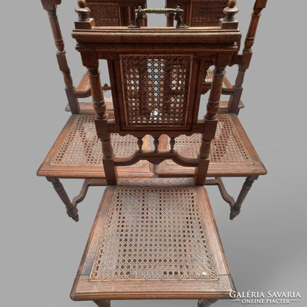 Neoreneszánsz székek - 5 db