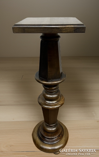 Antique piano leg wooden pedestal