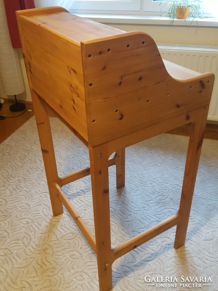 Natural pine writing desk - writing stand - pulpit