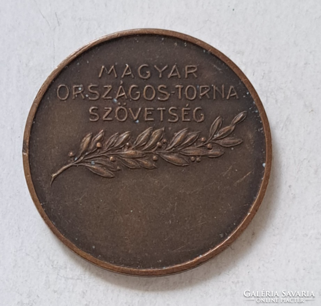1940. Damkó: Hungarian national gymnastics association sports medal (94)