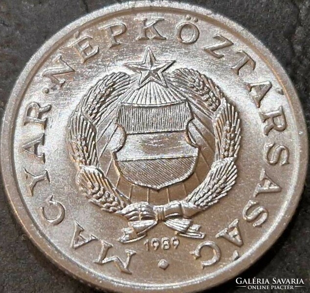 Magyarország 1 forint, 1989