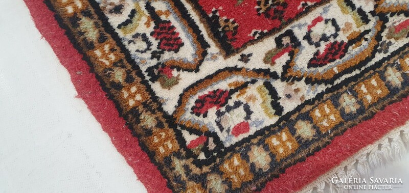 3136 Hindu mir hand knotted wool Persian carpet 63x125cm free courier