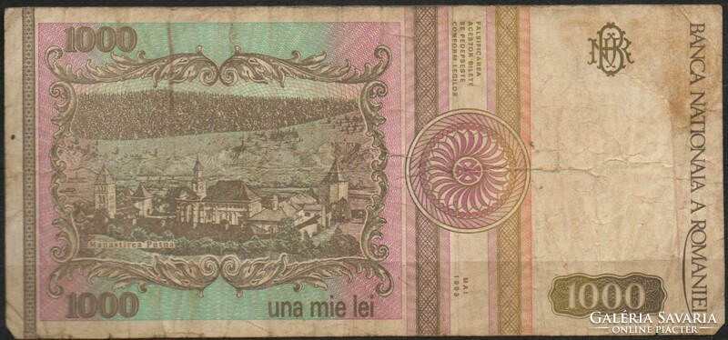 D - 240 -  Külföldi bankjegyek:  Románia 1993  10 000 lei