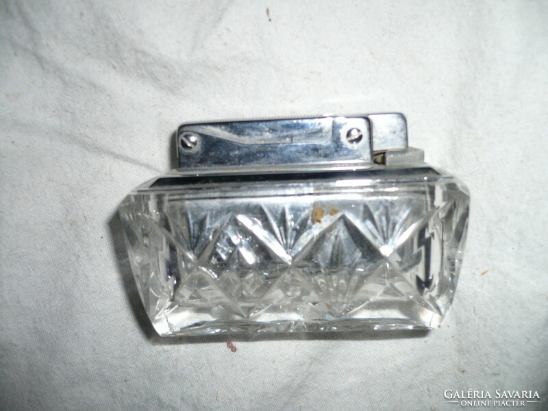 Old retro glass lighter