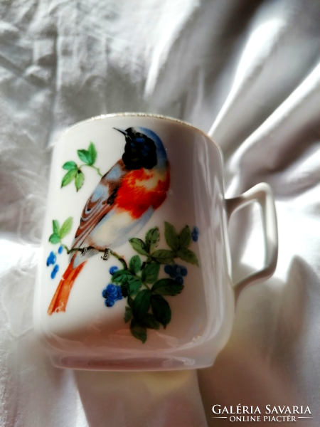Retro bird mug