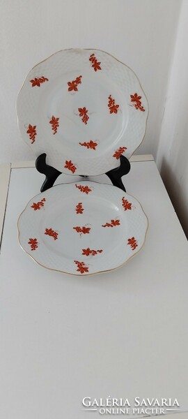 Herend plate 2 pcs + 2 pcs gift-from 1938