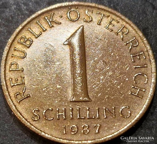 1 Schilling, Austria, 1987.