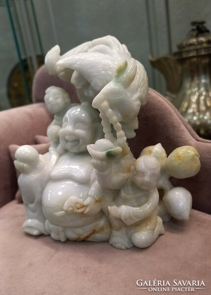 Antique Chinese jade carving Buddha