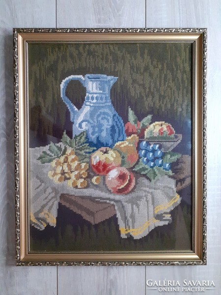 Goblet picture 40cm x 50cm in an antique frame