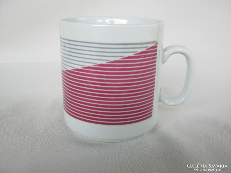 Zsolnay porcelain striped mug