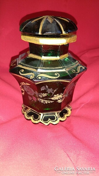 Hand-painted glass with a perfumed lid