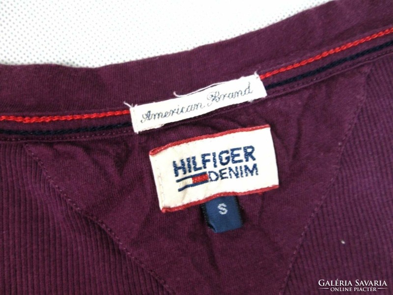 EREDETI TOMMY HILFIGER (XS / S) HOSSZÚ UJJÚ NŐI KÖNNYED RUGALMAS FELSŐ