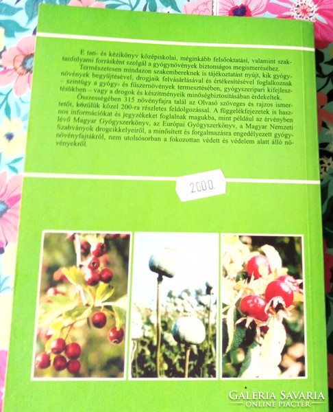The book Béla Dános: pharmacobotanika 3- knowledge of medicinal plants is for sale.