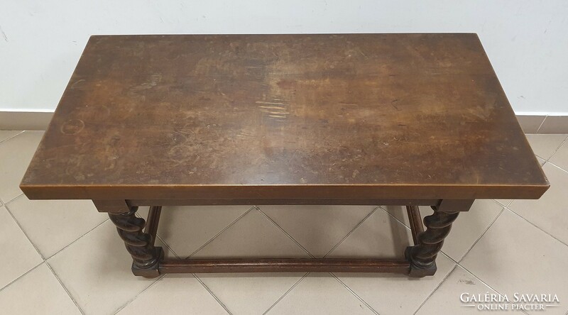 Antique custom-made coffee table, small table