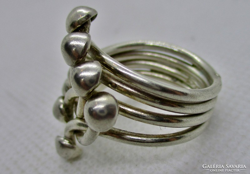 Special handcrafted silver ring