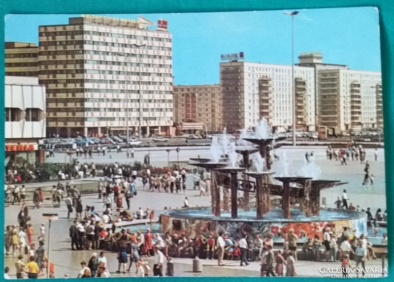 Germany, ndk, berlin hauptstadt skyline, postal clear postcard