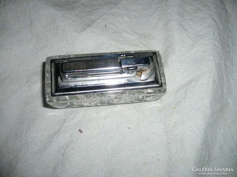 Old retro glass lighter