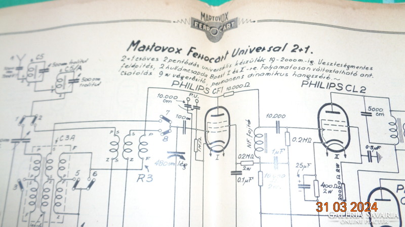 Martovox -Ferrocart   ," Népvevő "    Rádió technika  , Marton Pál  BPest