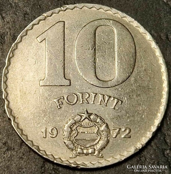 Hungary 10 forints, 1972.