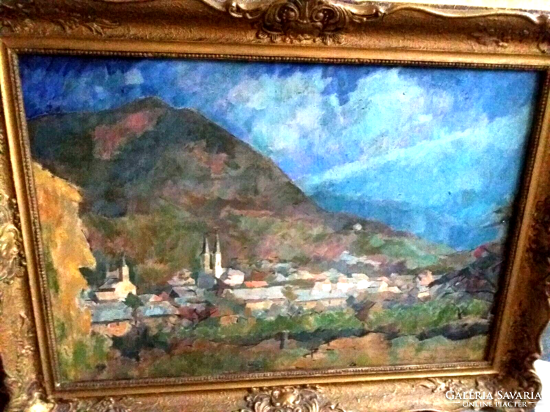 Oszkár Nagy (1883-1965) oil painting 