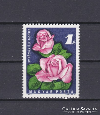 1972. Xv. Rose exhibition ** stamp