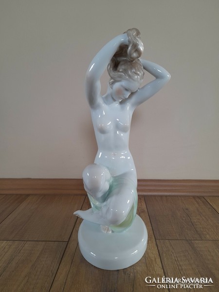 Old Herend porcelain nude