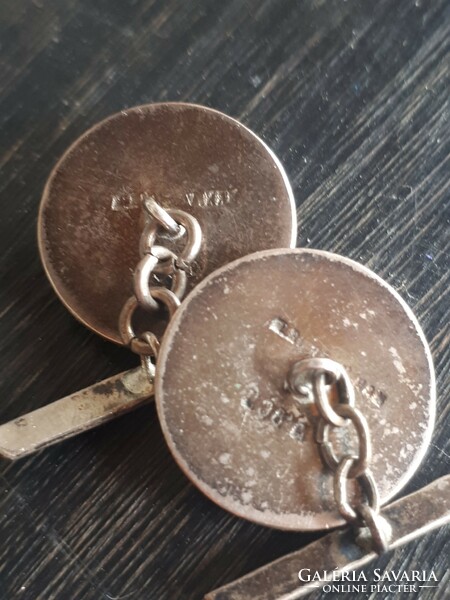 Old silver cufflinks